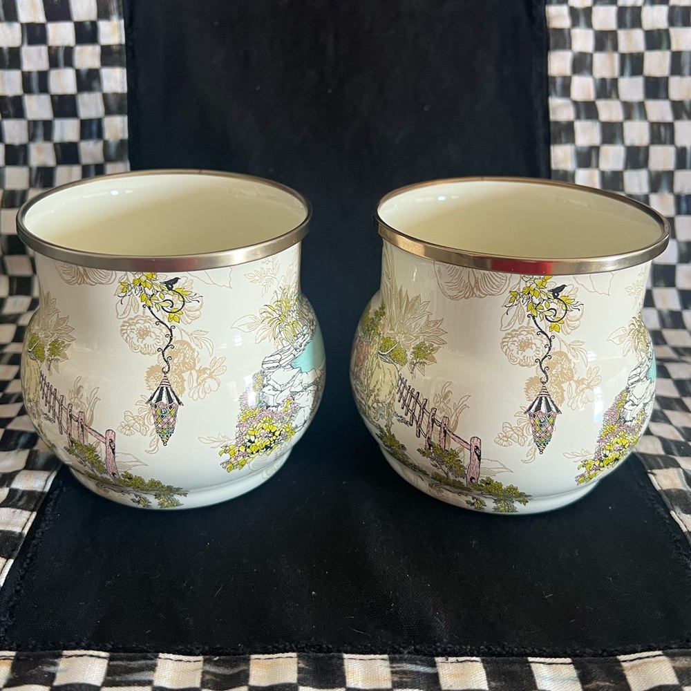 Mackenzie-Childs Aurora Farm Barnyard
Coffee Mugs. SET OF TWO. RETIRED. - Picture 3 of 11